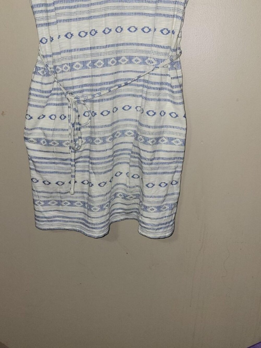 Summer White Blue Dress